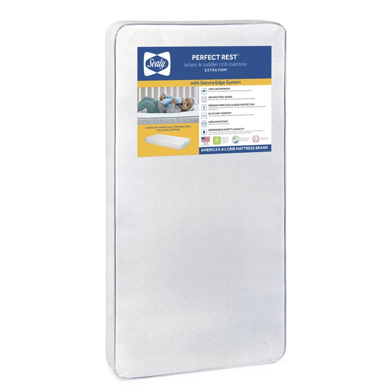 Sealy Waterproof Standard Crib Mattress | Wayfair North America
