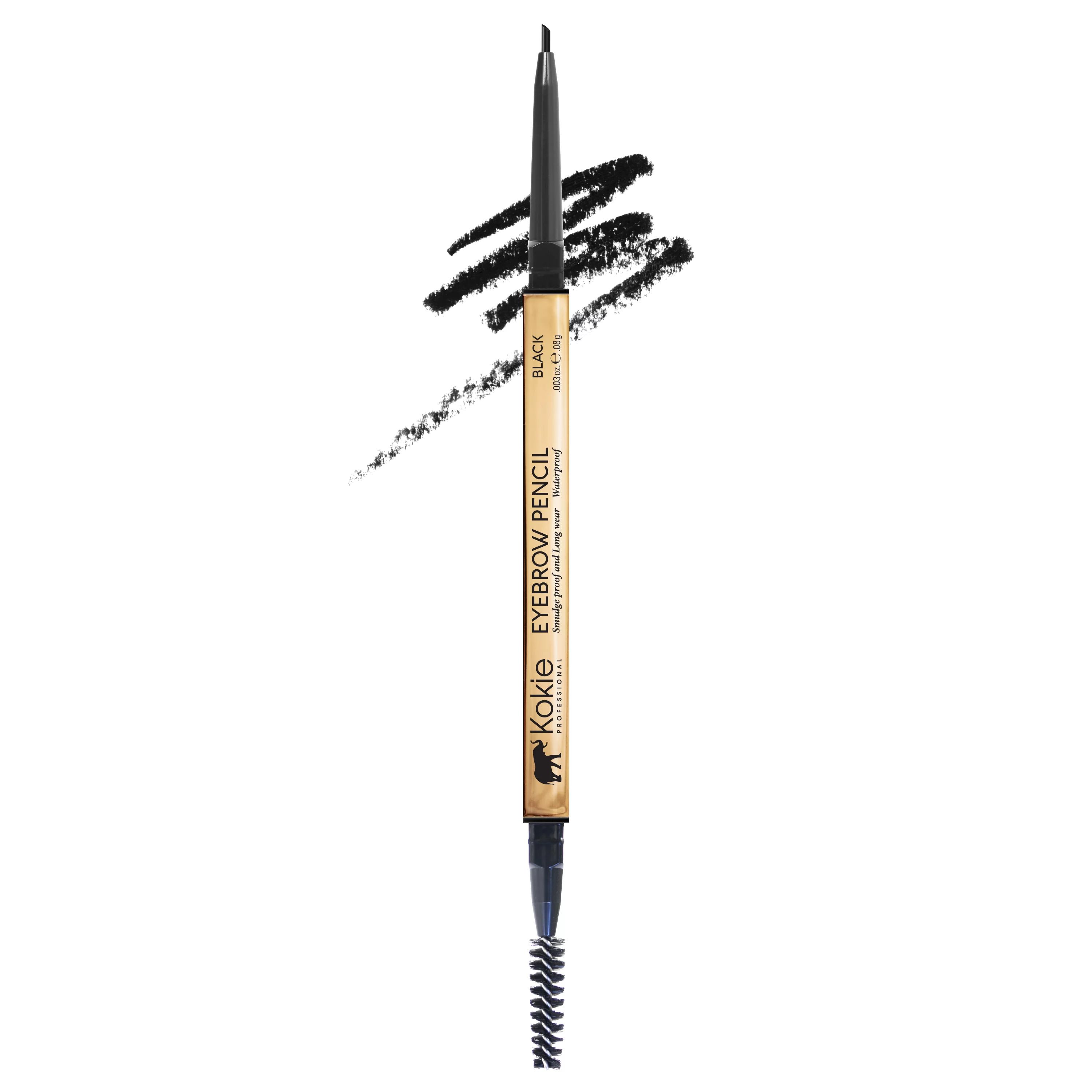 Kokie Cosmetics Micro-Fine Eyebrow Pencil (Black GB261) - Walmart.com | Walmart (US)