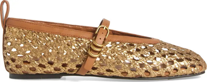 rag & bone Spire Woven Mary Jane Flat (Women) | Nordstrom | Nordstrom