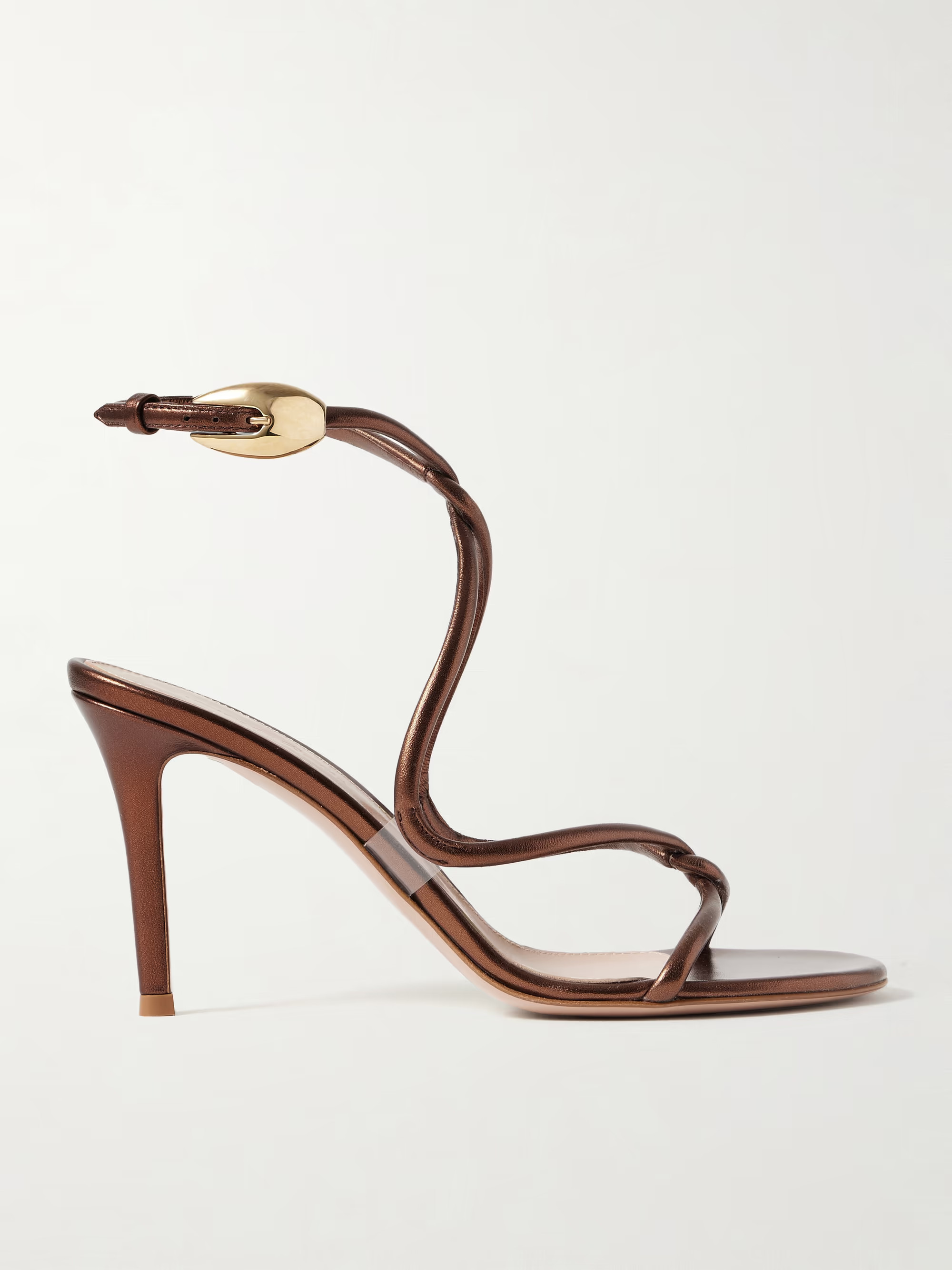 Jungle Mamba 85 metallic leather sandals | NET-A-PORTER APAC