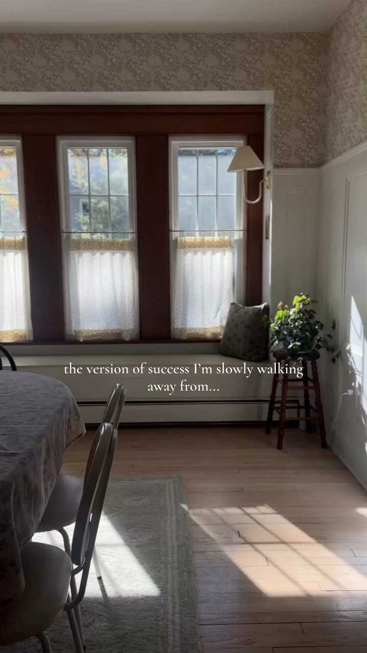 I have a feeling so many of us are longing for this, even if we don’t quite have the words for it.

A life that is slower. Gentler. More grounded.
A life where loving Jesus matters more than being admired. Where beauty is tucked into the ordinary... open windows, soup simmering on the stove, creaky wood floors, lamp glow at dusk. 

Where success is measured less by how much we accomplish and more by how fully we show up.

I want to raise children who know how to look people in the eye, entertain themselves, spend their days outside, and understand there is a whole world beyond a screen.

I want a home that feels warm and well-loved. One filled with old recipes, family traditions, thrifted treasures, and the kind of closeness that stays long after the kitchen has been cleaned up.

For a long time, I thought I was supposed to want more. More success. More recognition. More of whatever everyone else seemed to be chasing.

But the older I get, the more I find myself drawn to a quieter kind of life... one that may not look impressive to the world, but feels deeply beautiful to me.

And if you’ve been feeling this pull too, maybe you’re not falling behind. Maybe you’re simply being invited into a different way of living. 🤍

-

#SlowLivingHome #FaithFilledLife #IntentionalMotherhood #LivedInBeauty #RootedAndGrounded