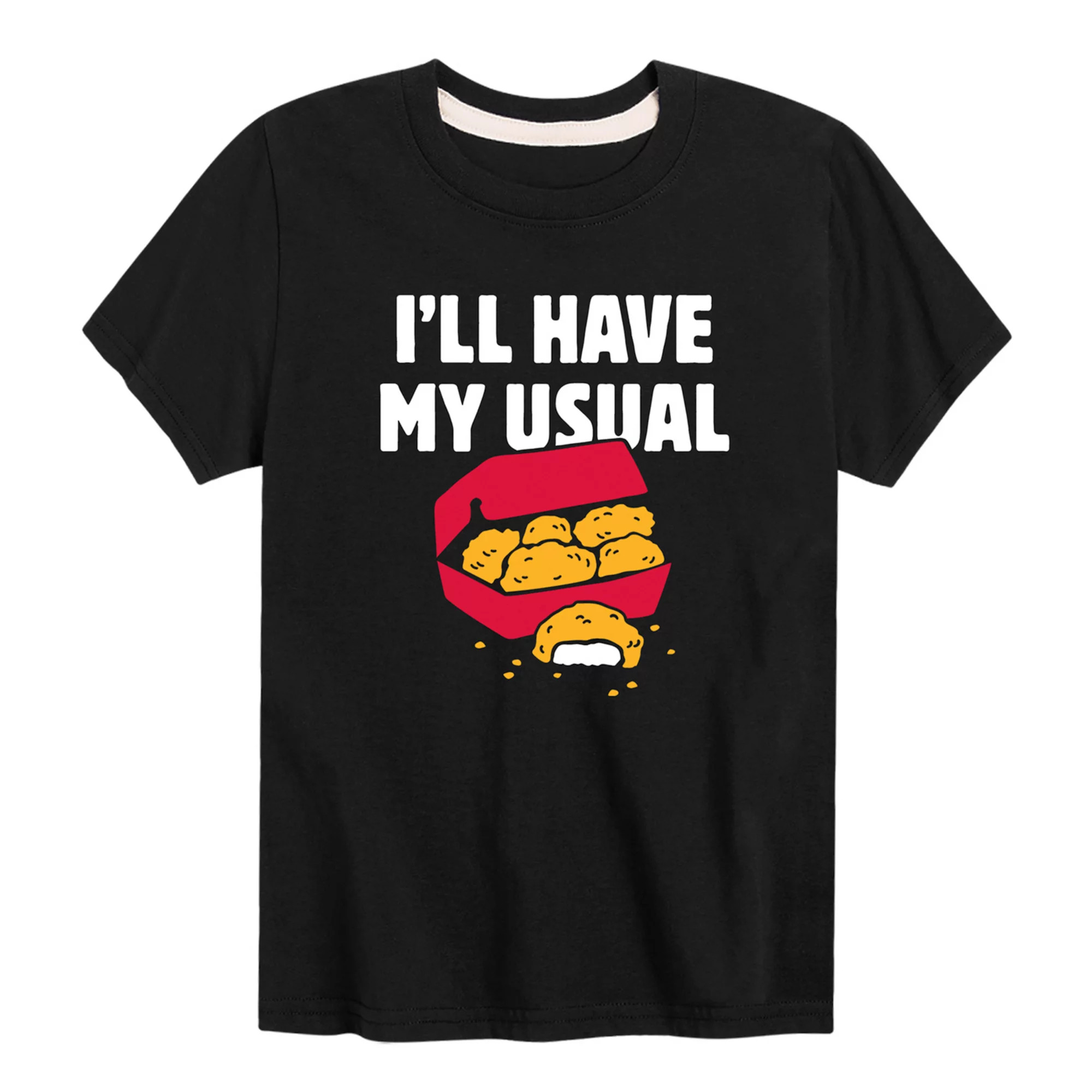 Boys 8-20 Chicken Nuggets My Usual Tee | Kohl's