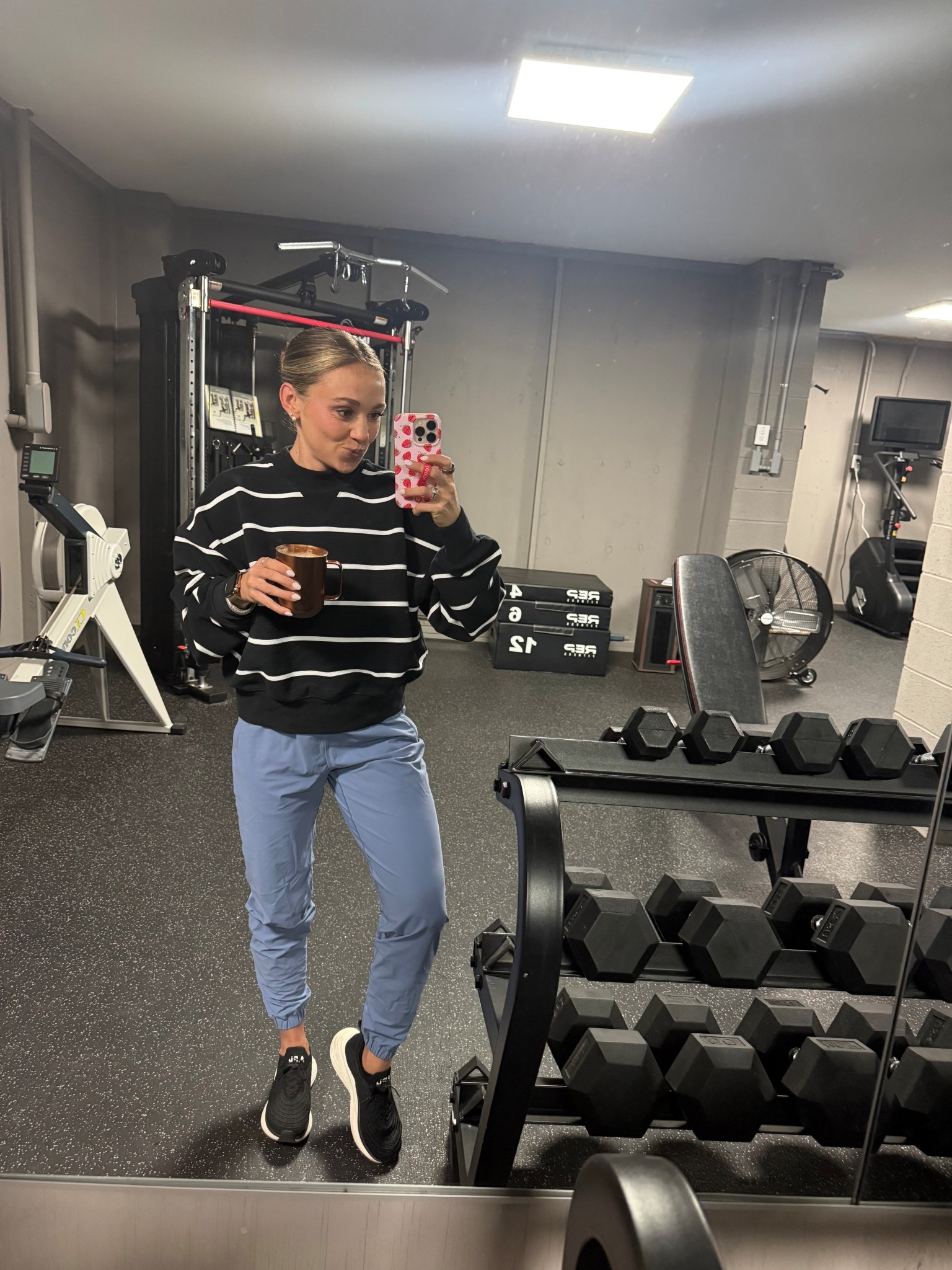 Love this Calia brand (sweatshirt), reasonably priced from dicks… joggers a fav too! 
Sneakers, $$$ but the support, cuteness & fit 12/10.

#LTKActive #LTKootd #LTKfitnessgoals