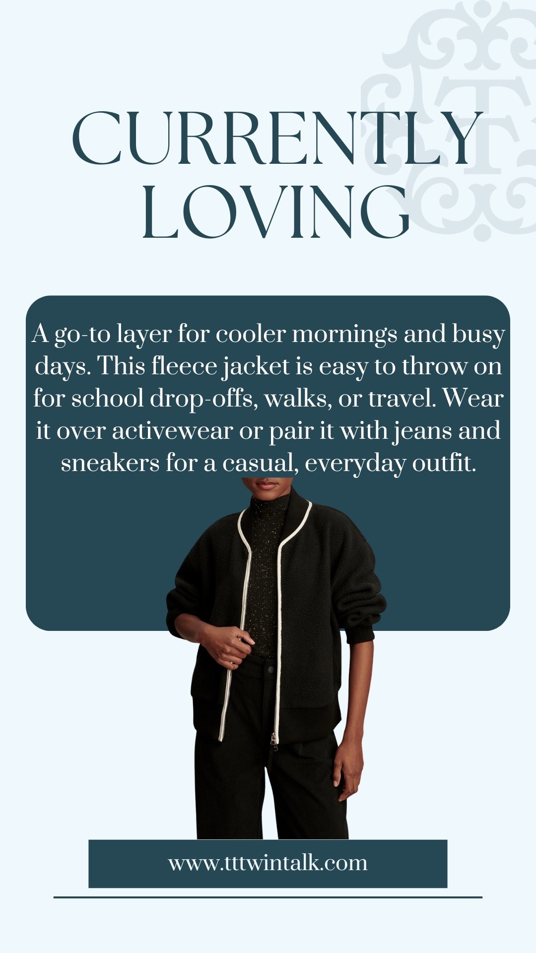 A go-to layer for cooler mornings and busy days. This fleece jacket is easy to throw on for school drop-offs, walks, or travel. Wear it over activewear or pair it with jeans and sneakers for a casual, everyday outfit.

#LTKSeasonal #LTKOver40 #LTKMidsize
