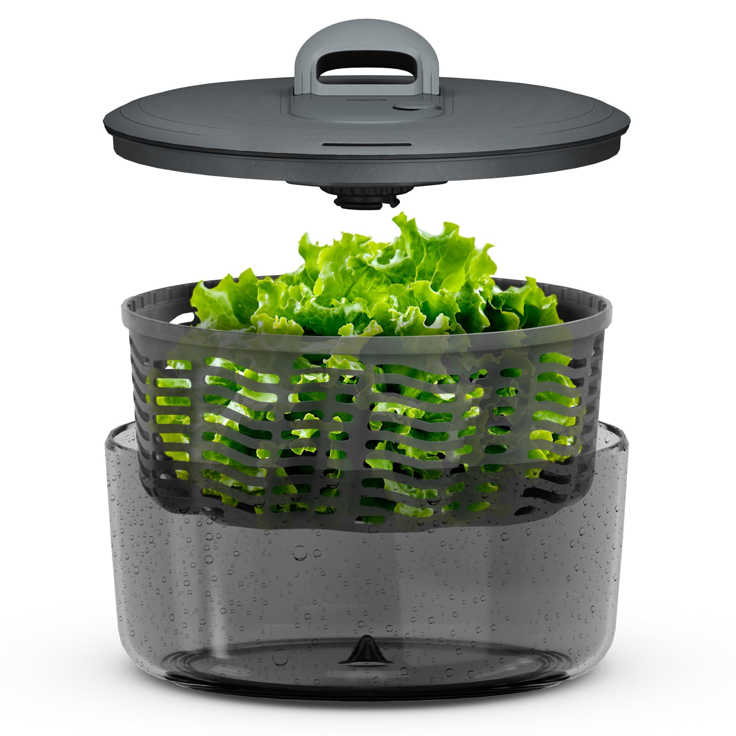 Zyliss Easy Spin Salad Spinner - Fruit & Veggie Dryer - Produce Spinner & Cleaner for Salad Prep ... | Amazon (US)
