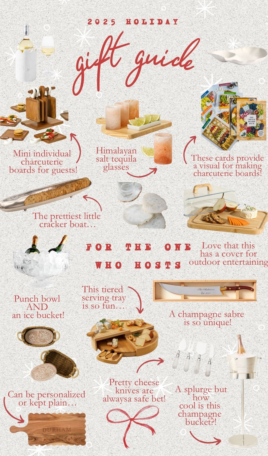 HOLIDAY GIFT GUIDES 2025 | For the One Who Hosts

#LTKHome #LTKGiftGuide #LTKHoliday