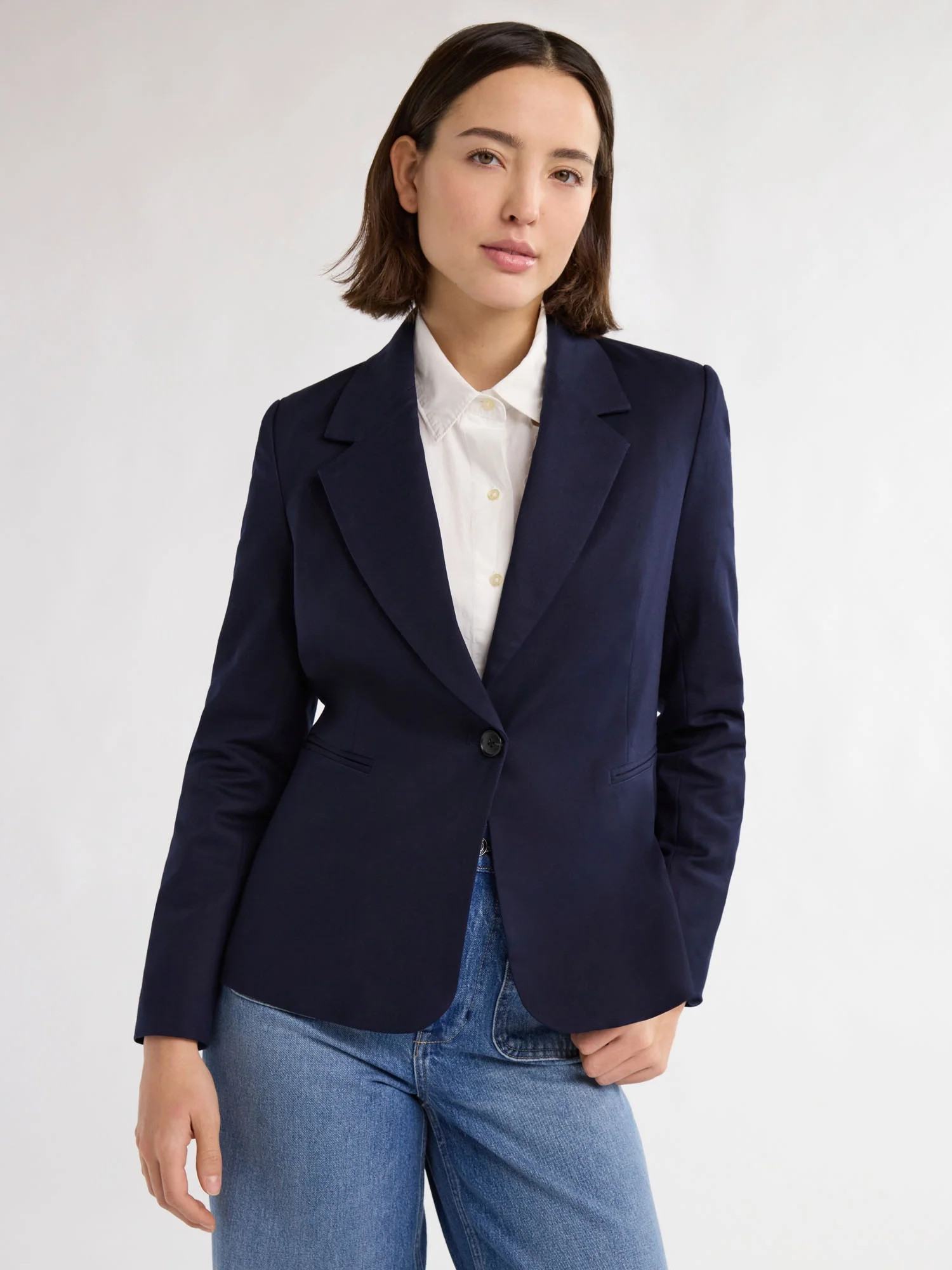 Free Assembly Women's Single Breasted Blazer, Sizes XS-XXXL | Walmart (US)