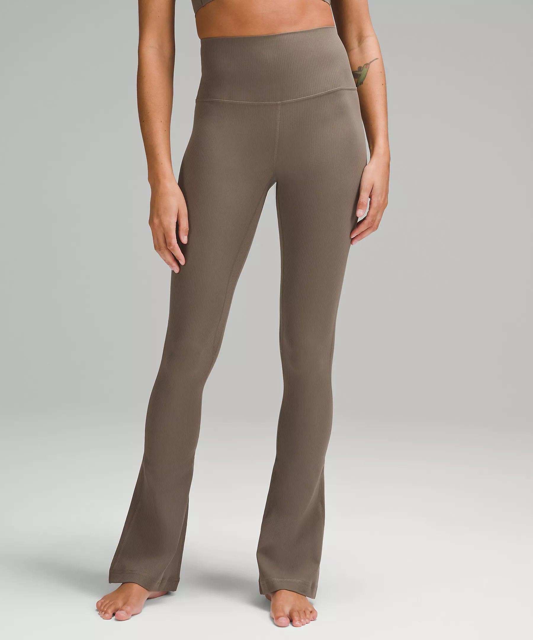 lululemon Align™ High-Rise Ribbed Mini-Flared Pant *Regular | Women's Pants | lululemon | Lululemon (US)