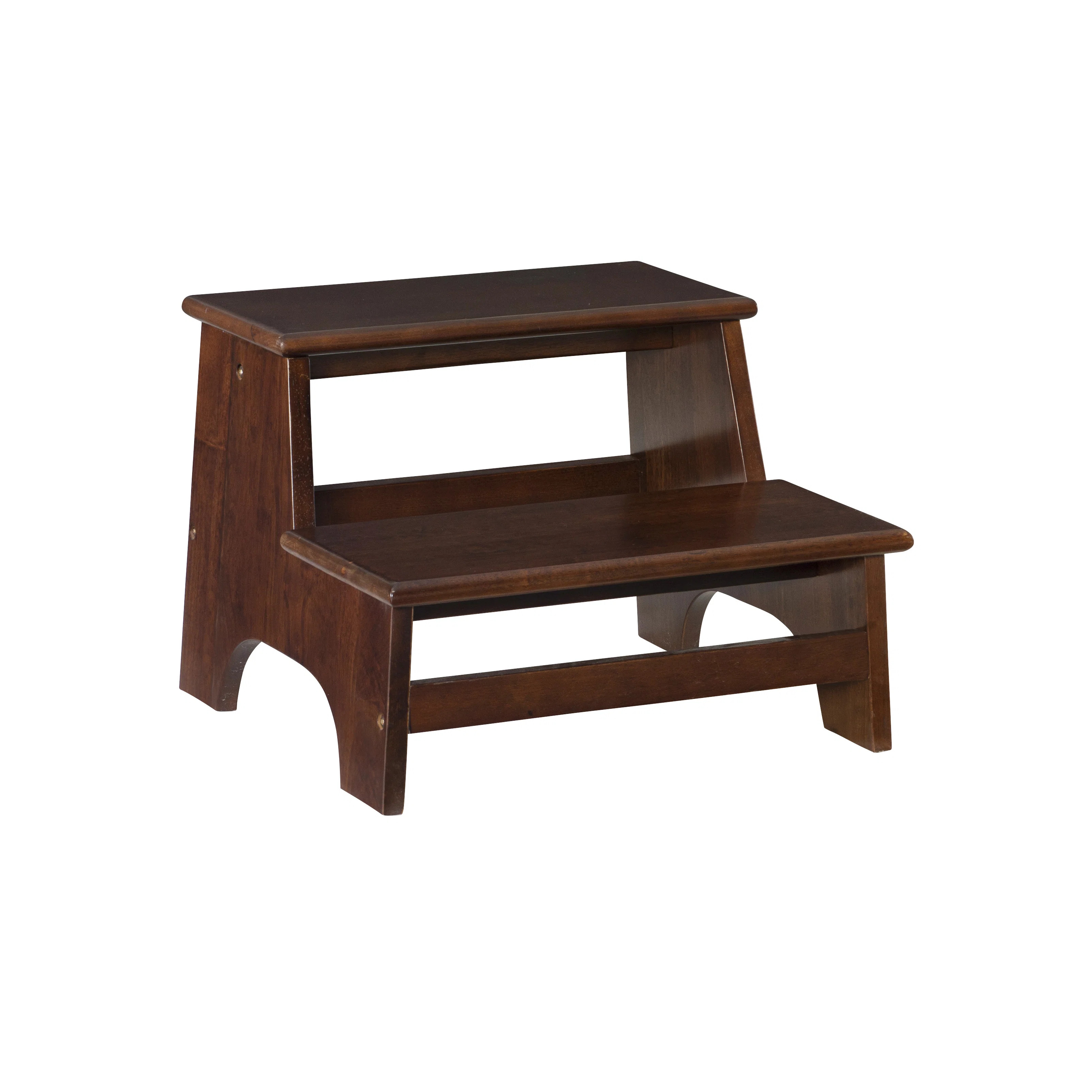 Topsham 2 - Step Manufactured Wood Step Stool | Wayfair North America