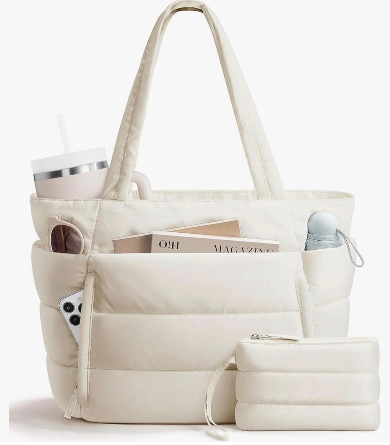 The everyday bag when you need everything in one place — pockets for my phone, water, and all the little essentials. Lightweight, practical, and goes with every outfit. #LTKunder50

#LTKWorkwear #LTKTravel