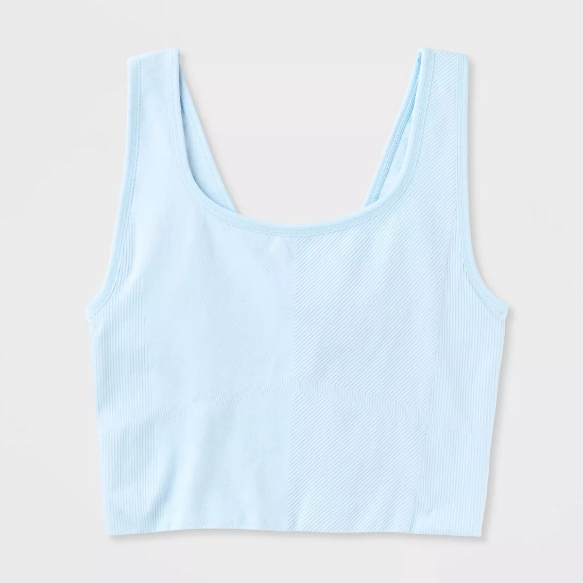 Women's Seamless Cropped Tank Top - All In Motion™ Royal Blue S | Target