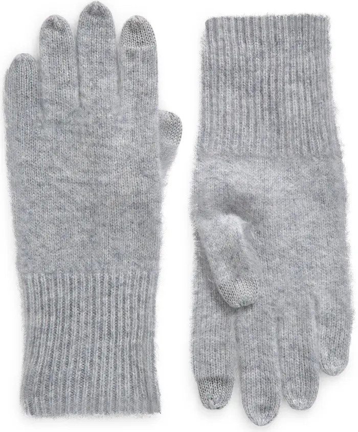 Nordstrom Brushed Cashmere Tech Gloves | Nordstrom | Nordstrom