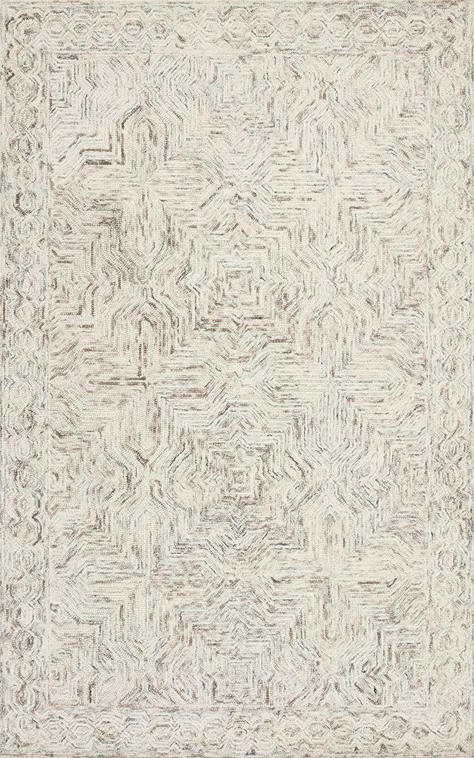 Loloi II Ziva Collection ZV-01 Neutral, Contemporary 7'-9" x 9'-9" Area Rug | Amazon (US)