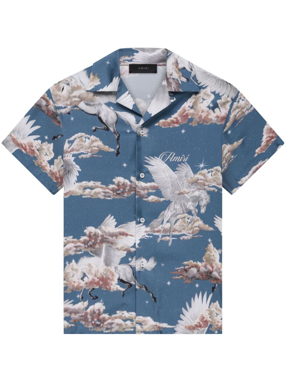 Pegasus-print bowling shirt | Farfetch Global