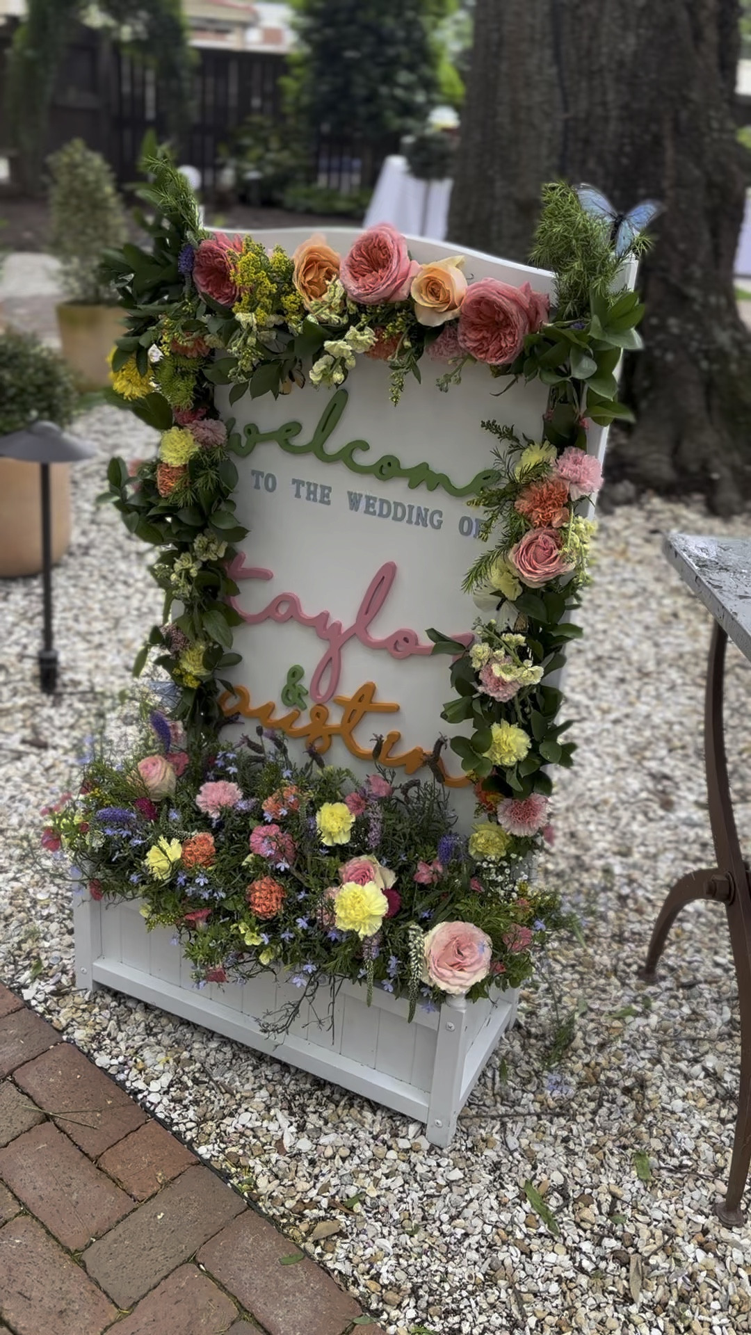 Wedding welcome sign 💐

#LTKwedding