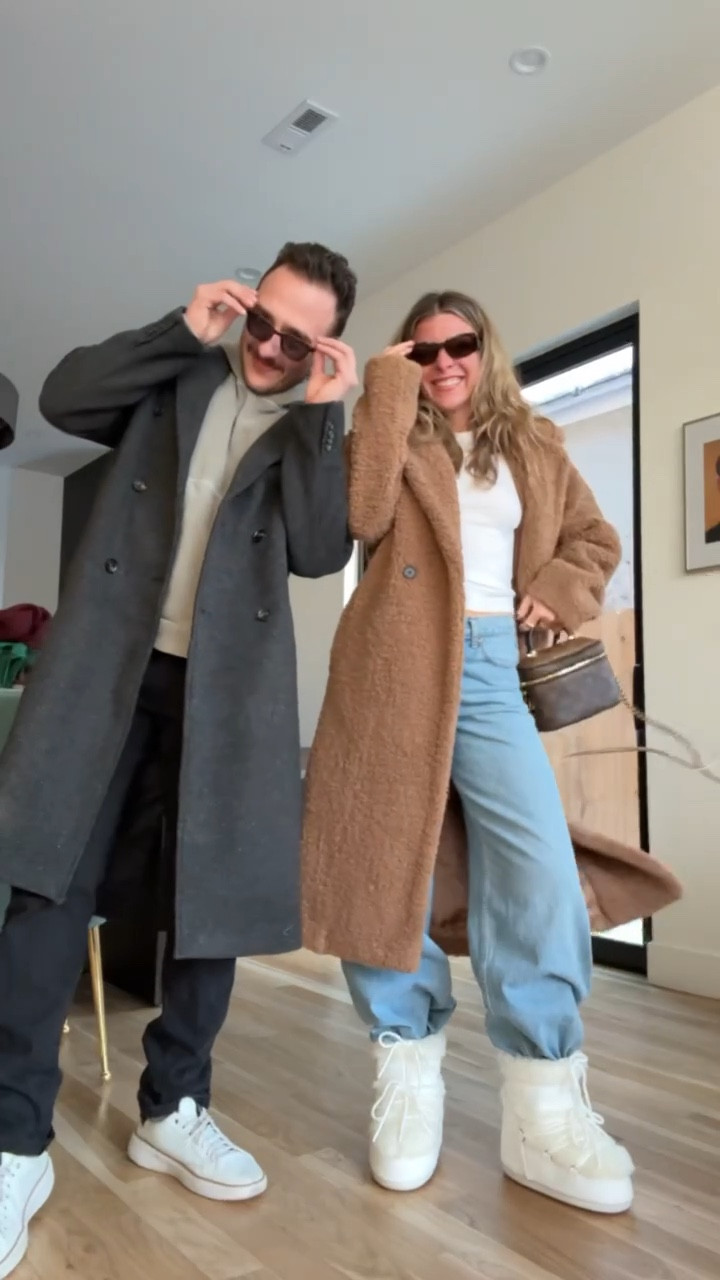 Winter casual everyday outfit white long sleeve top with jean and long coat with faux fur boots  

Wearing a size small/26

#LTKStyleTip #LTKShoeCrush #LTKSeasonal