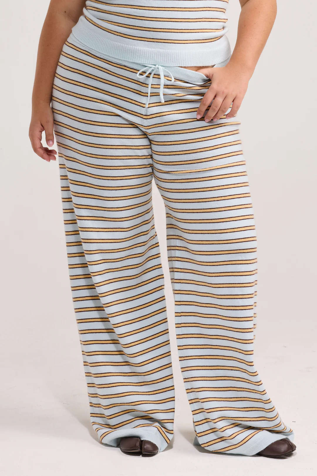 Noa Striped Knit Pant | All for Mimi