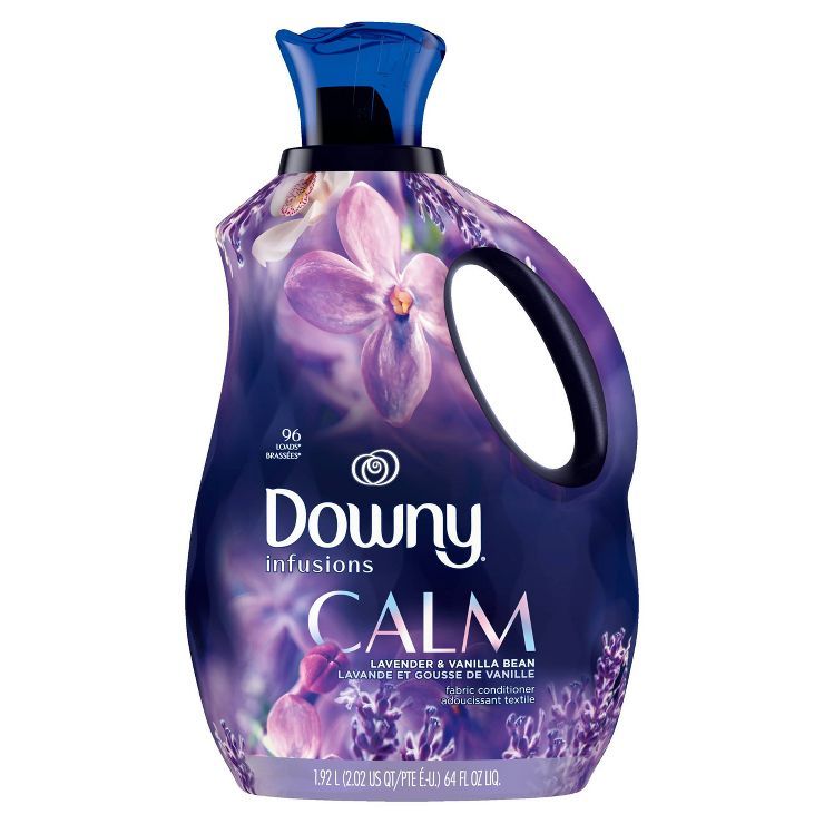 Downy Infusions Calm Liquid Fabric Softener - Lavender & Vanilla Scent - 64 fl oz | Target