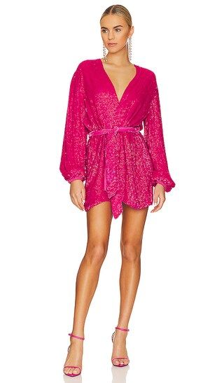 Gabrielle Robe in Hot Pink | Revolve Clothing (Global)
