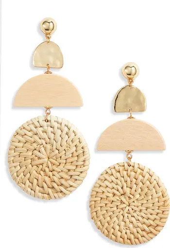 Ettika Raffia Drop Earrings | Nordstrom | Nordstrom