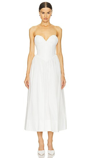 Ronny Kobo Carmine Dress in White. - size XL | Revolve Clothing (Global)