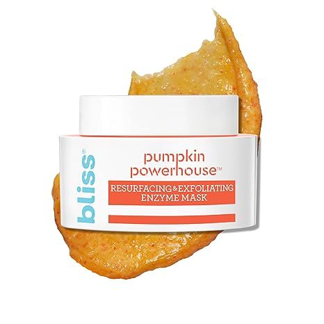 Bliss Face Mask Skin Care | Clean | Paraben Free | Cruelty-Free | Vegan (Pumpkin Powerhouse - Res... | Amazon (US)