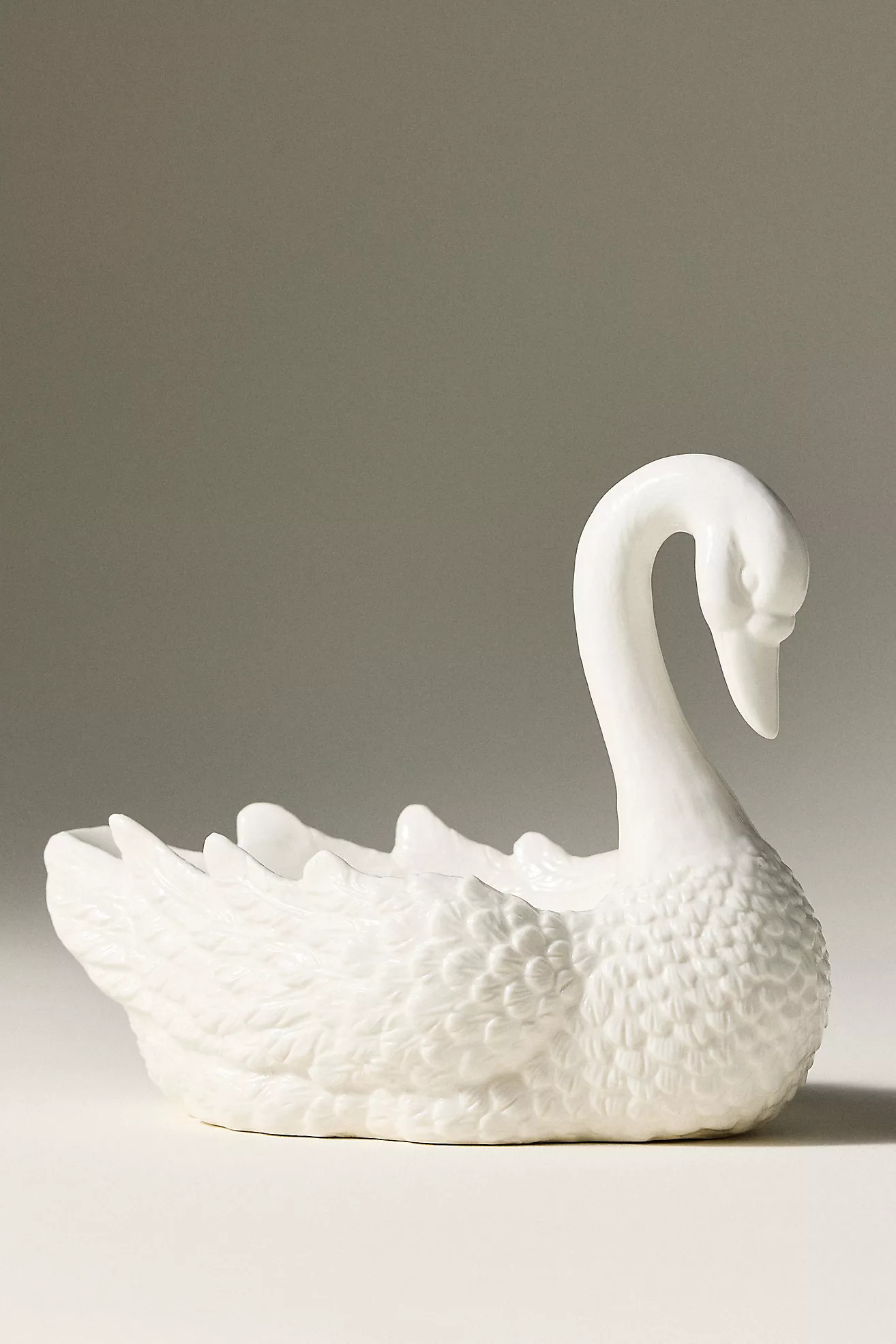 Stoneware Swan Vessel | Anthropologie (US)