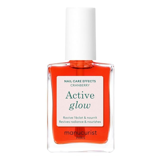 Manucurist Active Glow Cranberry All-in-One Perfecter Nail Polish & Care - No Lamp - Vegan & Made... | Amazon (US)