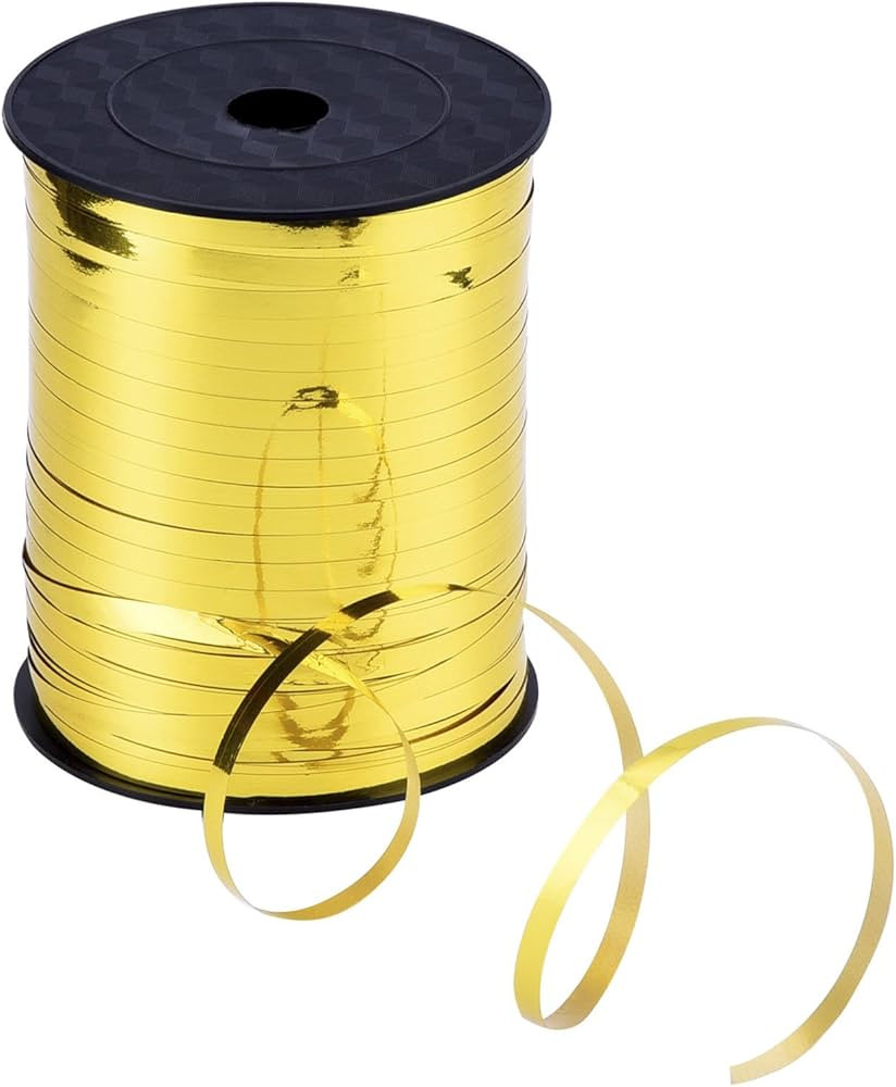3/16 Inch Crimped Curling Ribbon Balloon Ribbon Spool 500 Yard for Christmas Balloons or Gift Wra... | Amazon (US)