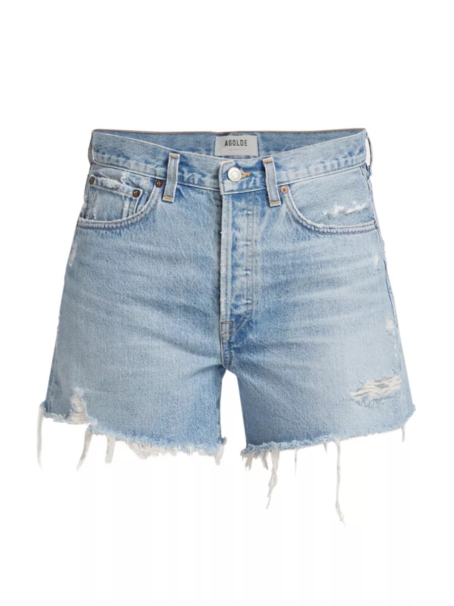 Parker Longline Denim Shorts | Saks Fifth Avenue