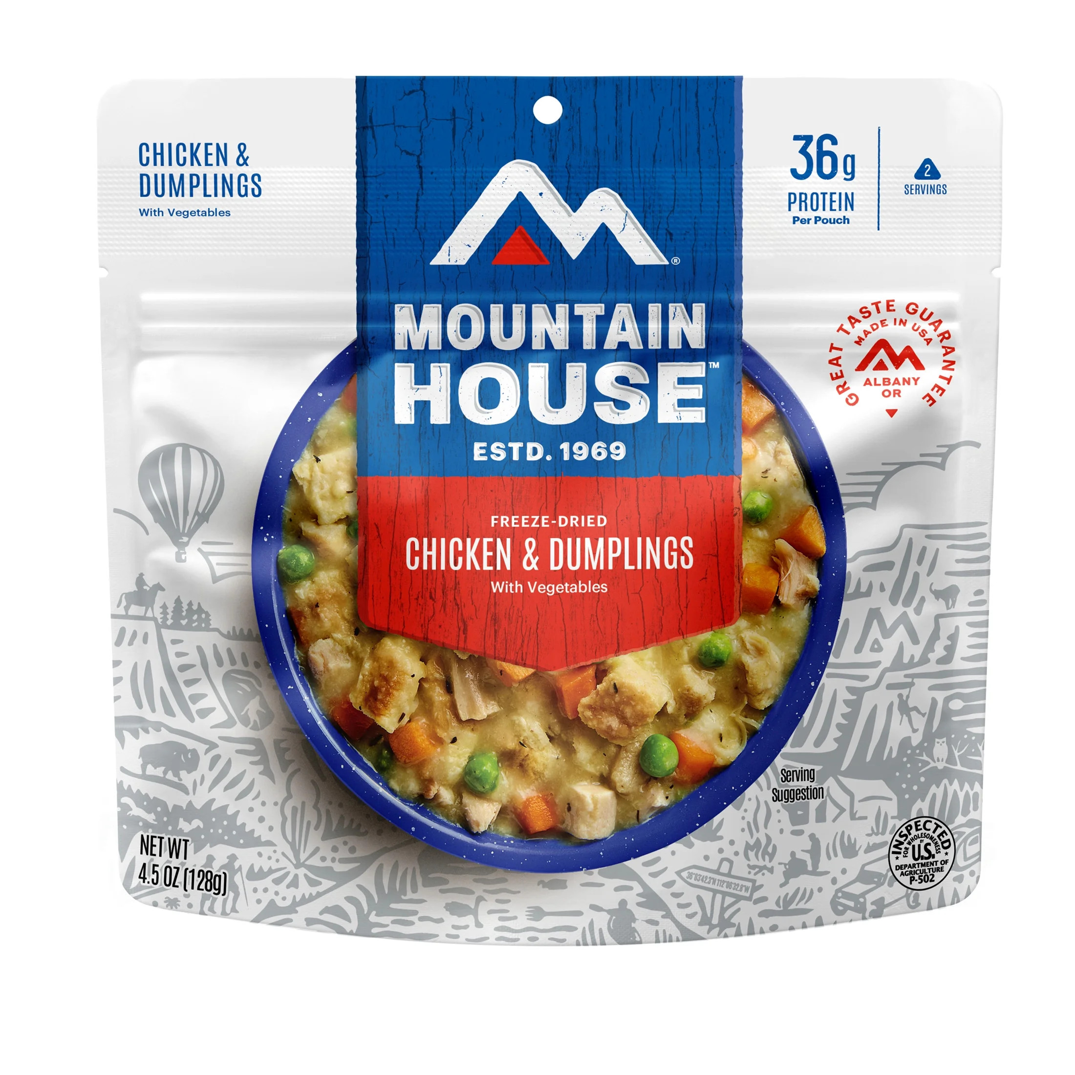 Mountain House Chicken & Dumplings, Freeze-Dried Camping & Backpacking Food, 2-Serving - Walmart.... | Walmart (US)