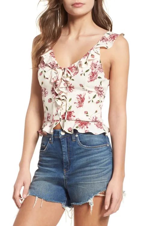 ASTR the Label Ruffle Button Down Top | Nordstrom