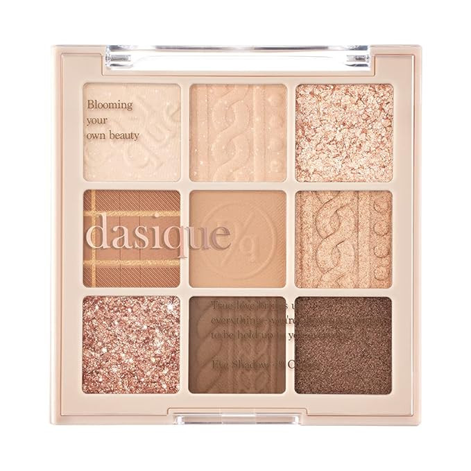 Dasique Shadow Palette #15 Beige Knit l Vegan, Cruelty-Free l 9 Blendable Shades in Smooth Matte ... | Amazon (US)