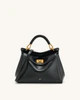 Lucia Classic Top Handbag - Black | JW PEI US