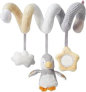 Nuby 99618 Penguin Activity Spiral Toy for Pram, Carseat or highchair Travel Baby, Car Seat Or Co... | Amazon (UK)