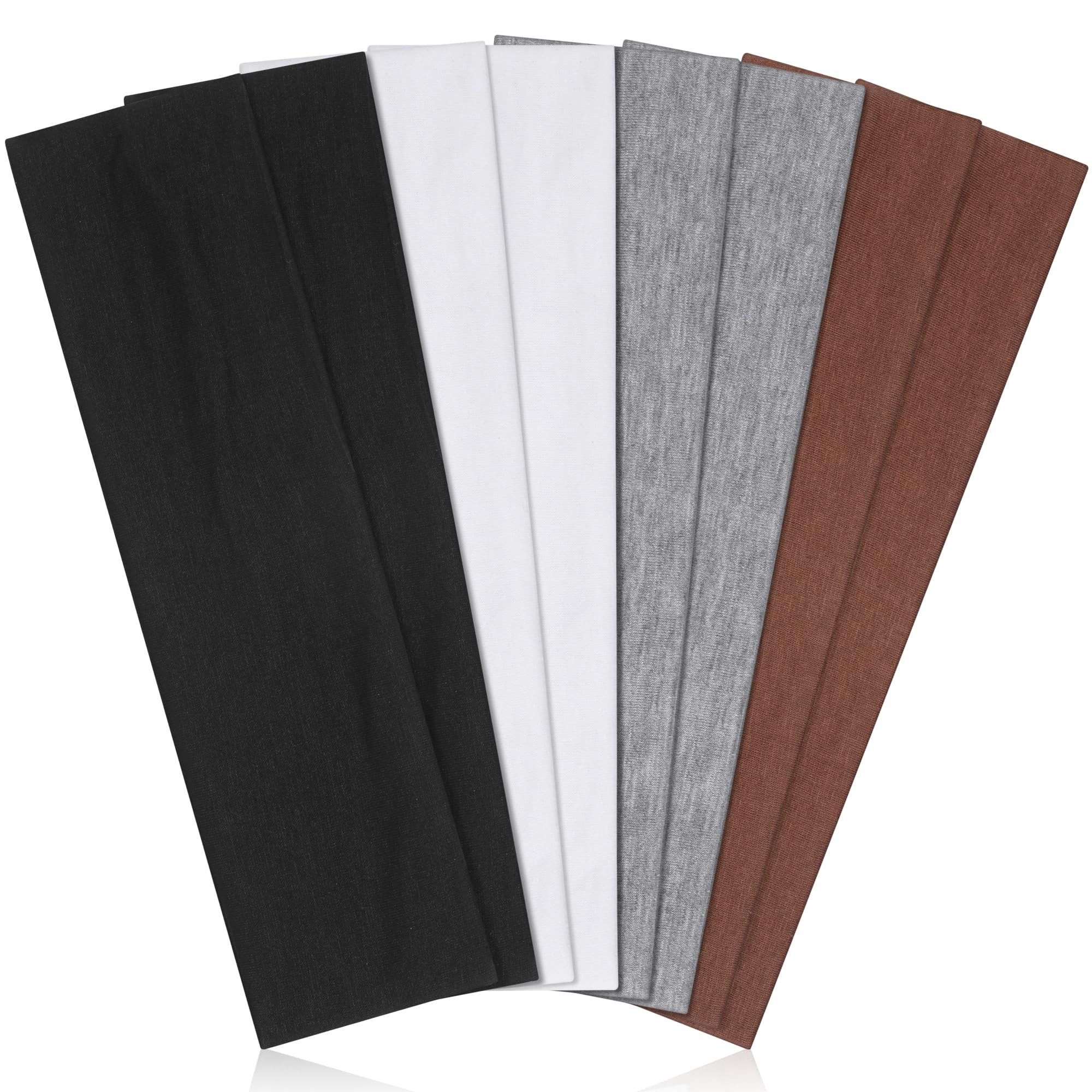 Headbands for Women Non Slip - Stylish Sports Hair Bands for Women's Hair - Soft Cotton Cloth Str... | Amazon (US)