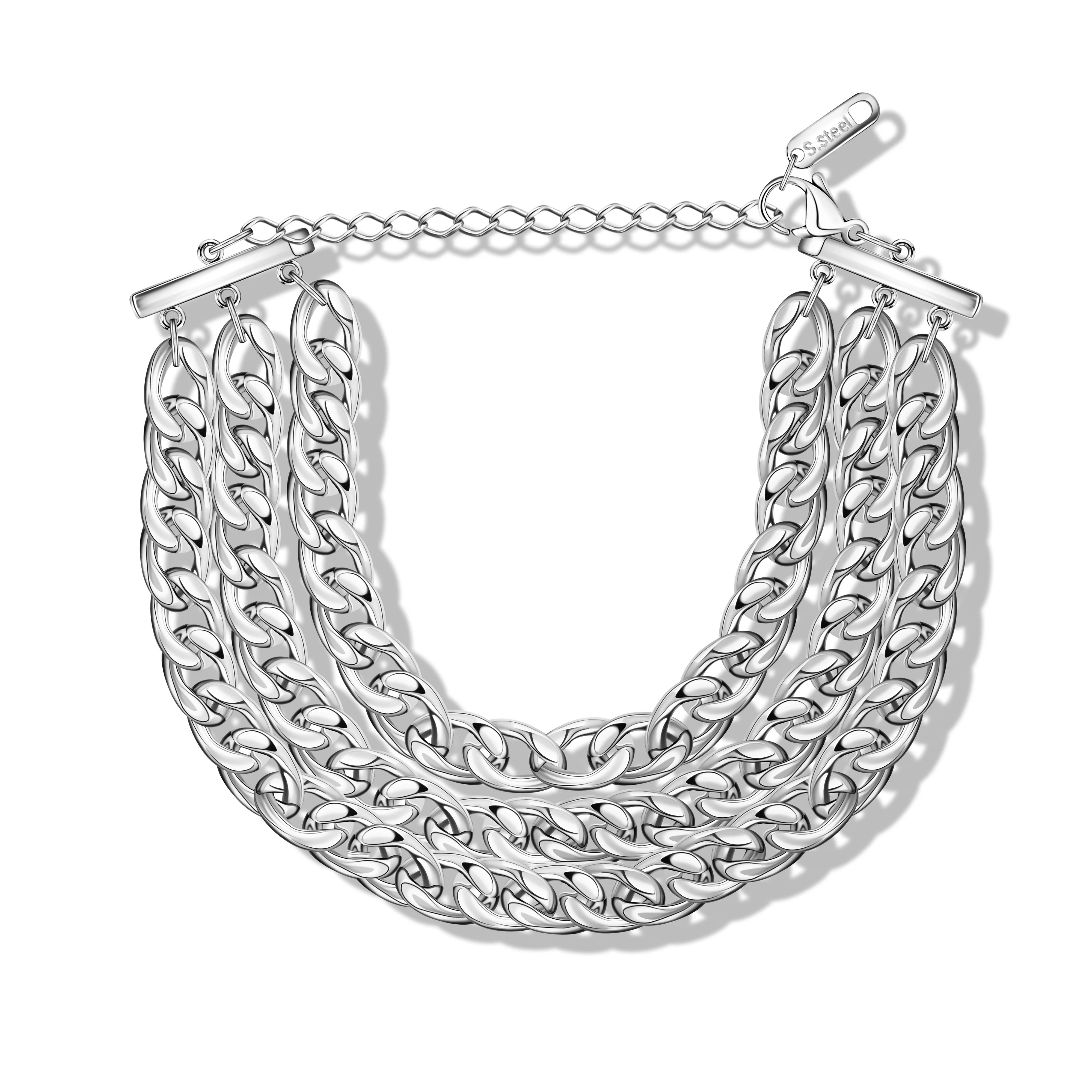 Stackd Cuban Bracelet | Garnished in Gold