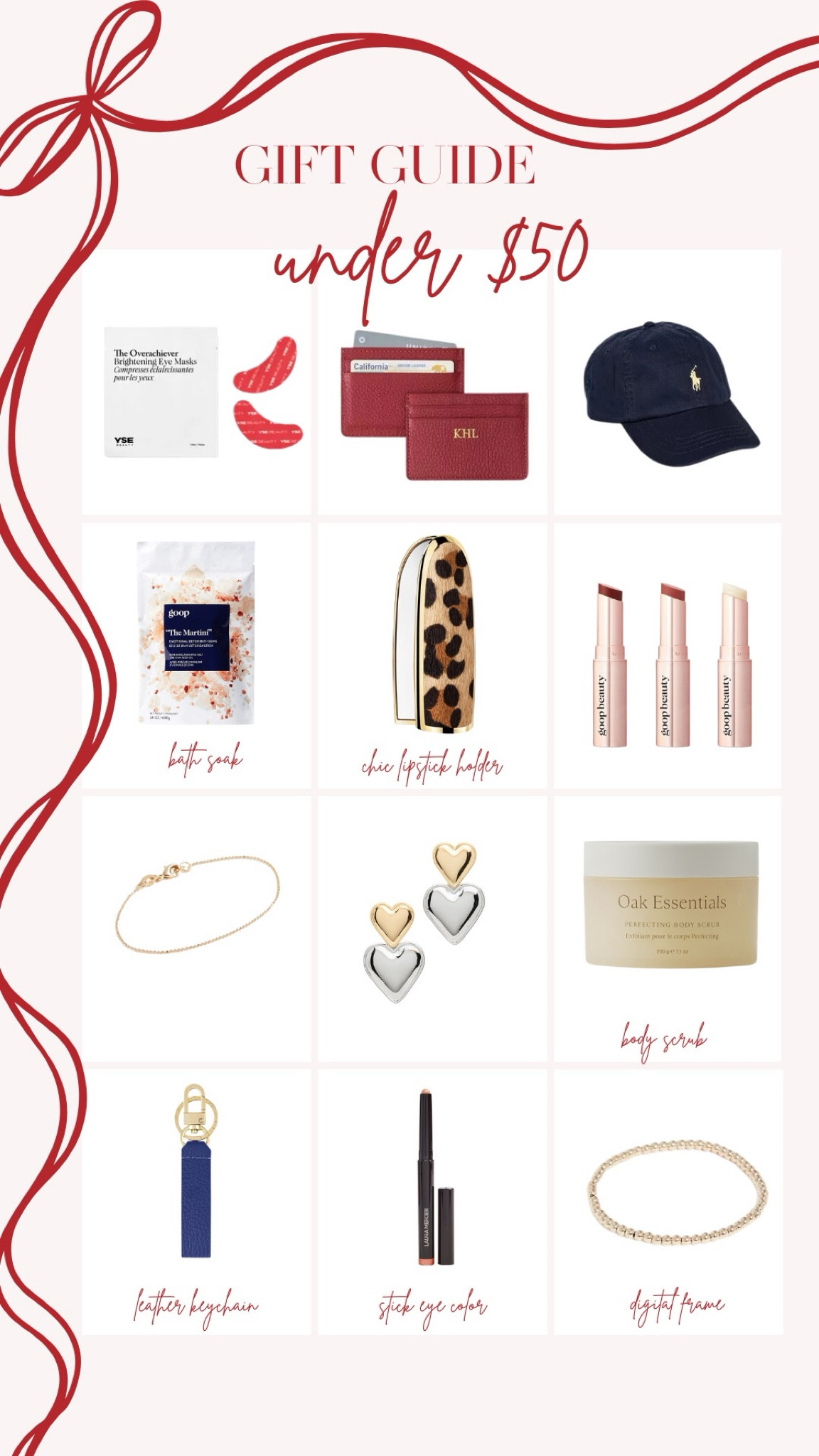 Under $50 gift guide #LTKCyberWeek 

#LTKHoliday #LTKGiftGuide