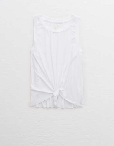 Aerie Ribbed Knotted Tank | American Eagle Outfitters (US & CA)
