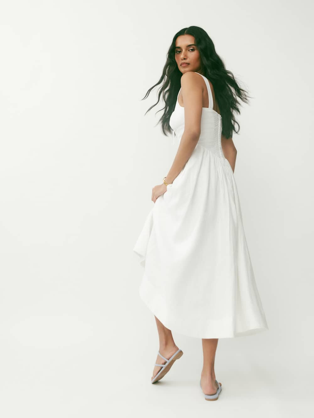 Balia Linen Dress | Reformation (Global)