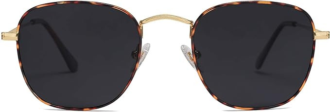 SOJOS Square Polarized Sunglasses for Men Women Classic Vintage Retro Style | Amazon (US)