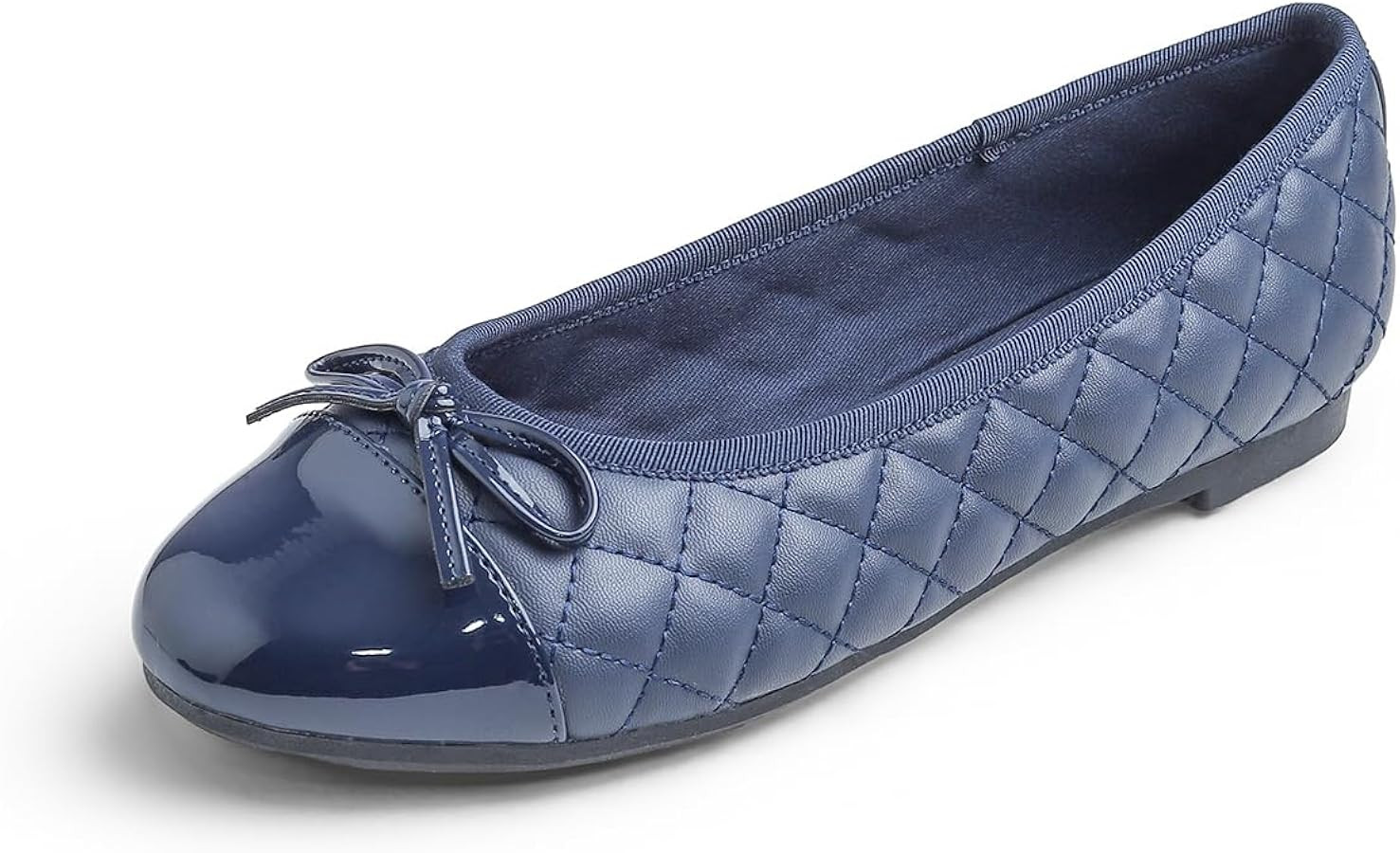 FEVERSOLE Women's Bow Tie Fashion Dress Slip On Shoes Round Toe Ballet Flat | Amazon (US)