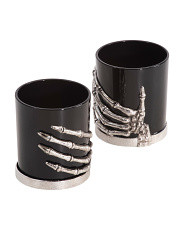 2pk Skeleton Hand Glasses | TJ Maxx