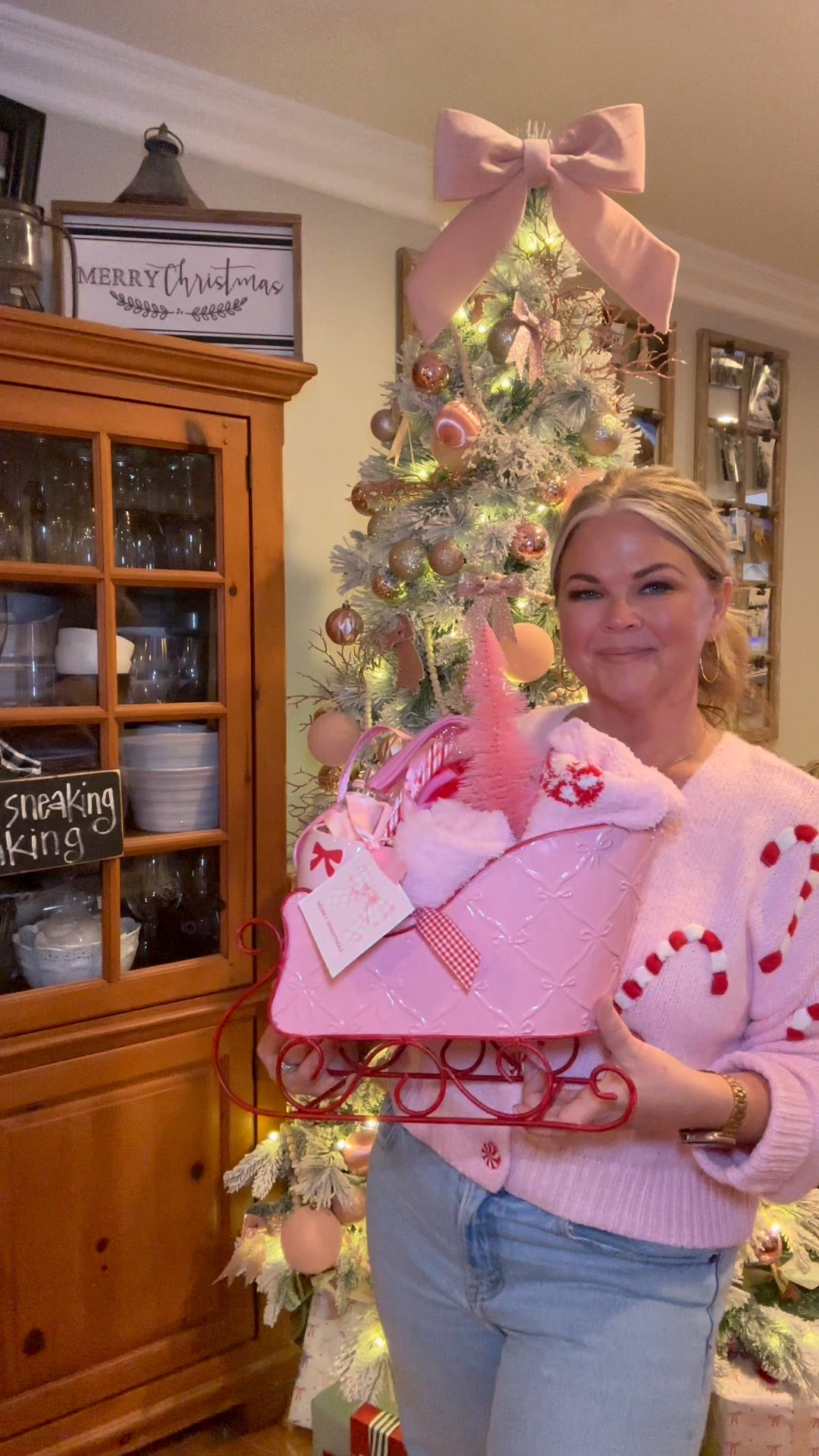 You guys! Cuteness overload 🩷🎀🩷🎀 For the person who loves pink! Great for tweens to adults! The sleigh is so fun for gifting. Follow along for more ideas. 

#LTKGiftGuide #LTKHoliday #LTKSeasonal
