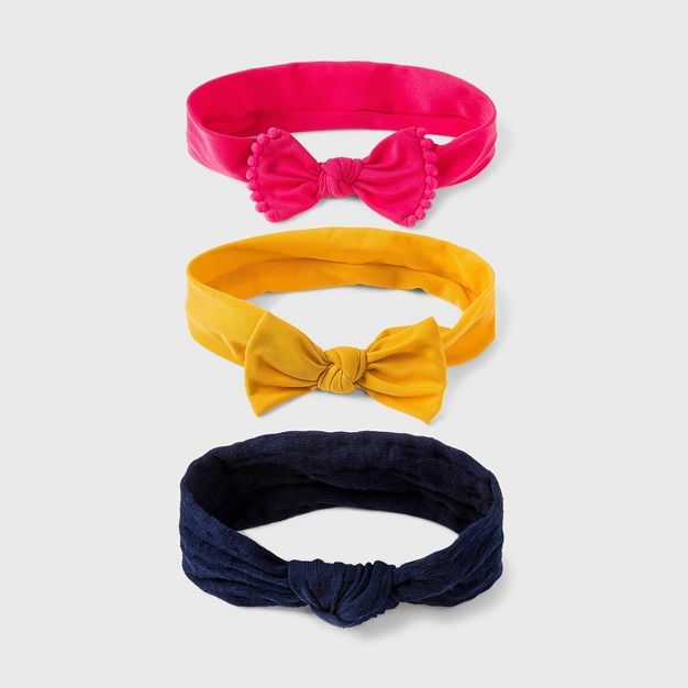 Baby Girls' 3pk Texture Headband Set - Cat & Jack™ | Target