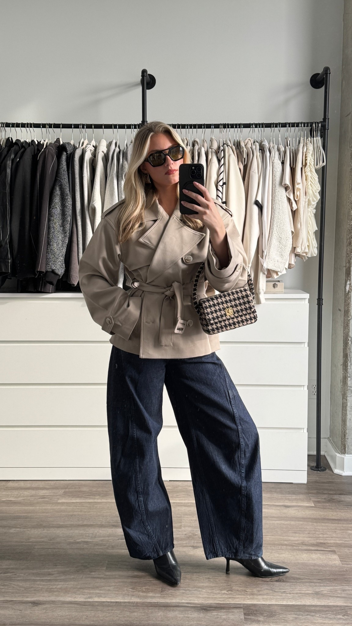 Ootn #croppedtrenchcoat #trenchcoatseason 

#LTKSpringSale #LTKdayinmylife #LTKootd