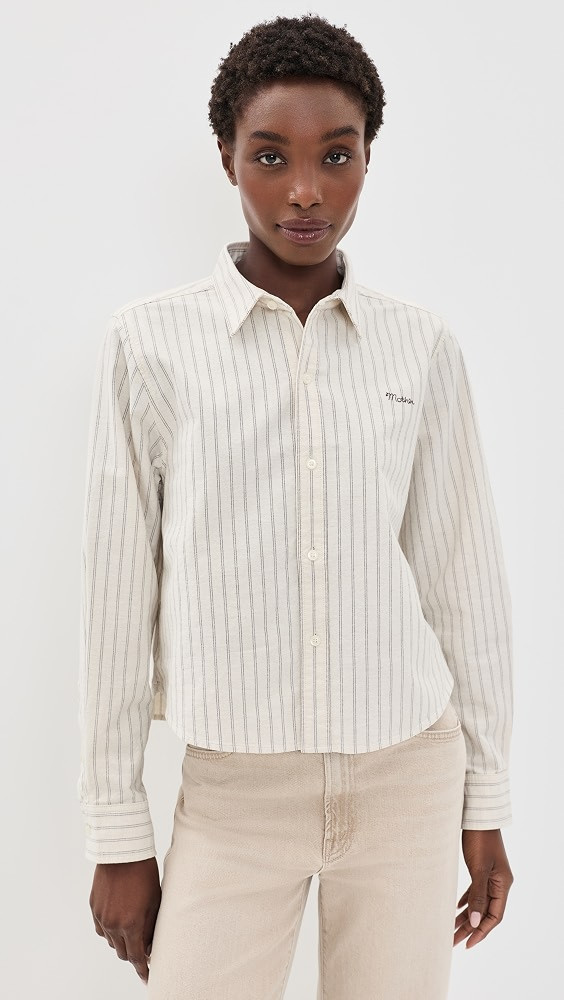The Cropped Bestie Button Down Shirt | Shopbop