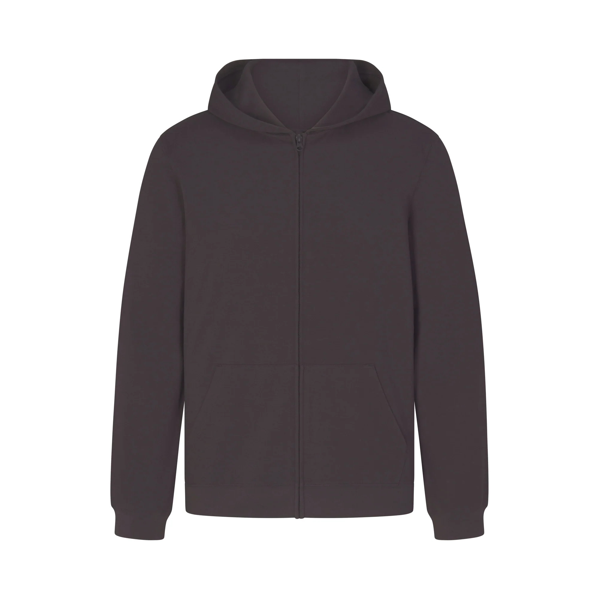 JERSEY LOUNGE MENS ZIP UP HOODIE | ASH | SKIMS (US)