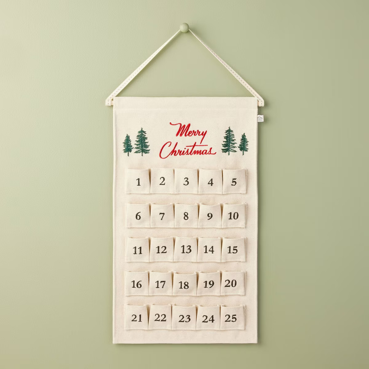 Fabric Pocket Christmas Advent Calendar - Hearth & Hand™ with Magnolia | Target