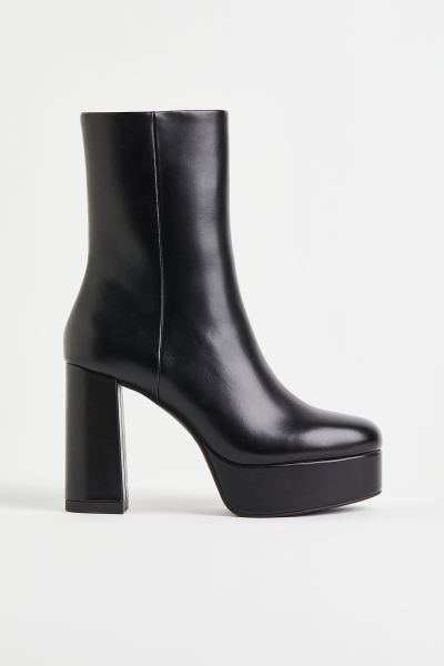 Platform boots - Black - Ladies | H&M GB | H&M (UK, MY, IN, SG, PH, TW, HK)
